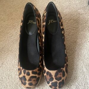 J. Crew Animal Print Espadrilles